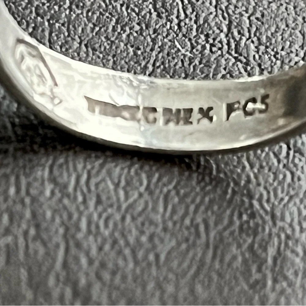 🔴SOLD🔴 Vintage Taxco Mexico sterling silver amethyst ring - Picture 10 of 11